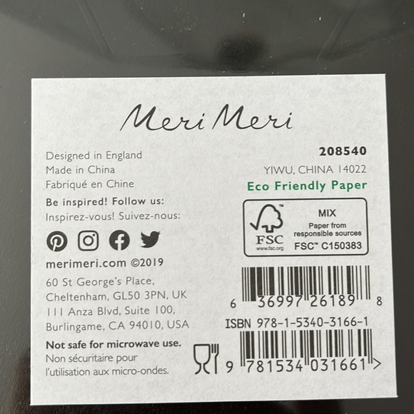 Meri Meri Bats Napkins and Plates - Picture 5 of 8